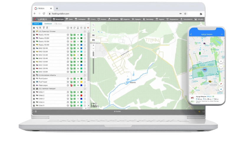 GPS/ГЛОНАСС мониторинг от МБК 4 Поставим ГЛОНАСС/GPS в автомобиль, грузовик, на автобусы. Пример работы мониторинга | Установка GPS/ГЛОНАСС | МБК